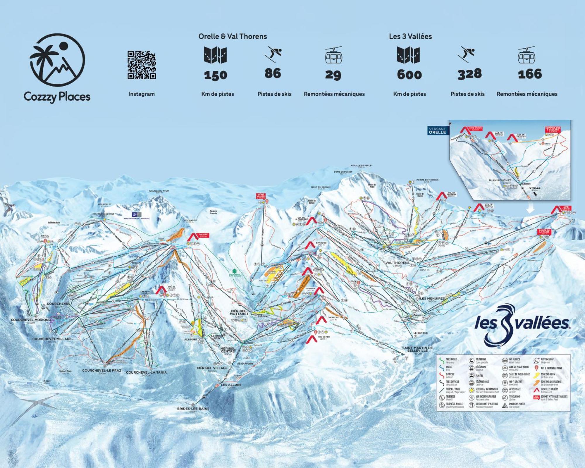 Cozyloge, Orelle & Les 3 Vallees Bagian luar foto